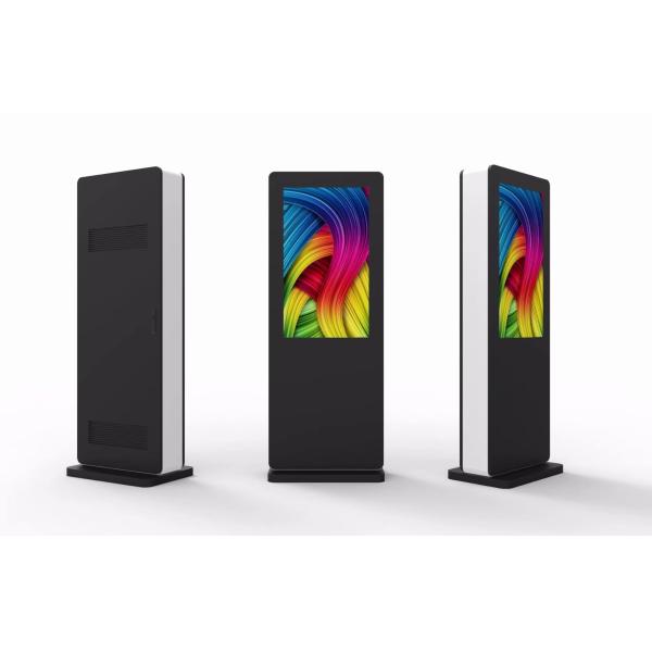 55 inch Outdoor LCD Digital Signage with 2500Cd/m² Brightness and Android OS Advertising Totem Media Player