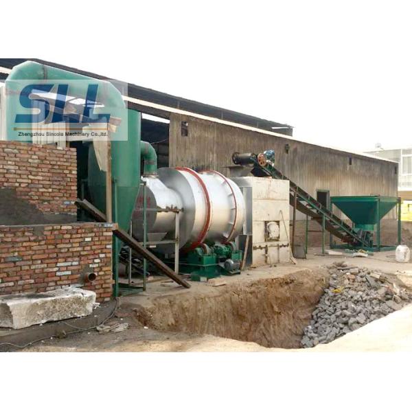 Multi Functional Sand Drying Equipment , Industrial Sand Dryers Three Cylinder