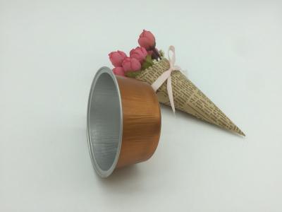 Takeaway Sheet Aluminum Foil Baking Cups , Foil Muffin Cups / Liners For Food Packing