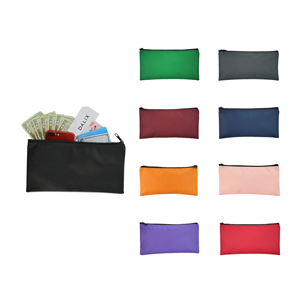 Zipper Security Bank Deposit Bag, Cash Bag, Utility Pouch, Money Bag With Key Lock, Bank Supplies