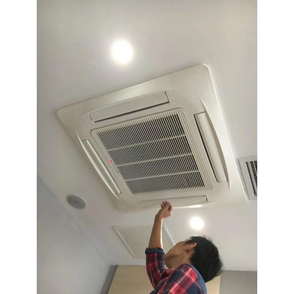 3KW 12.6KW Chilled Water Fan Coil Unit Ceiling Mounted Cassette Type FCU