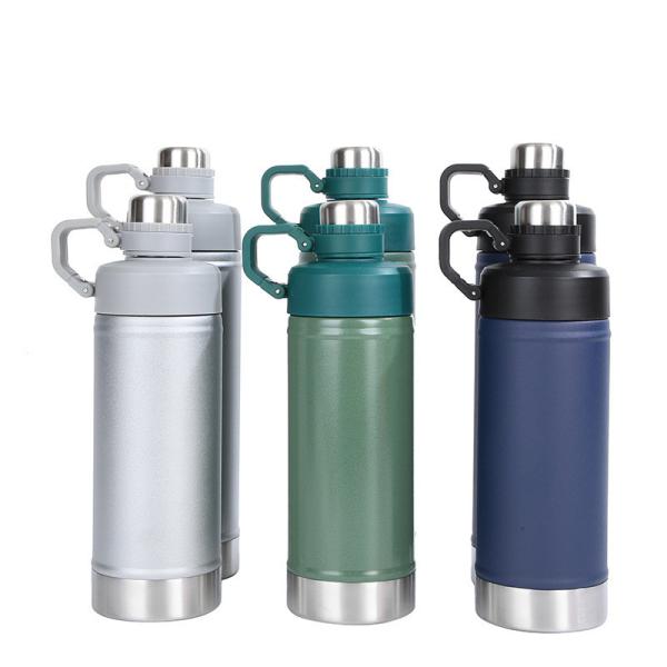 Stainless Steel Vacuum Insulated Water Bottle Thermos Flask for Outdoor Enthusiasts