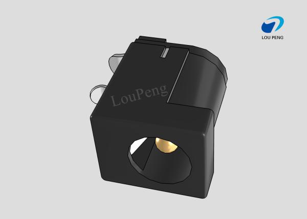 DC Jack Connectors, Cable-to-Board, 3 Position, Jack, 25VDC Operating Voltage, Right Angle, Printed Circuit Board, DIP