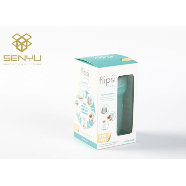 White Blue Transparent 120gsm Kettle Design Packaging Box Environment Friendly