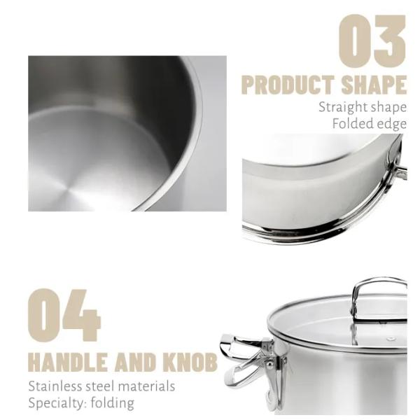 Stainless Cookware Sets Manufacturers OEM