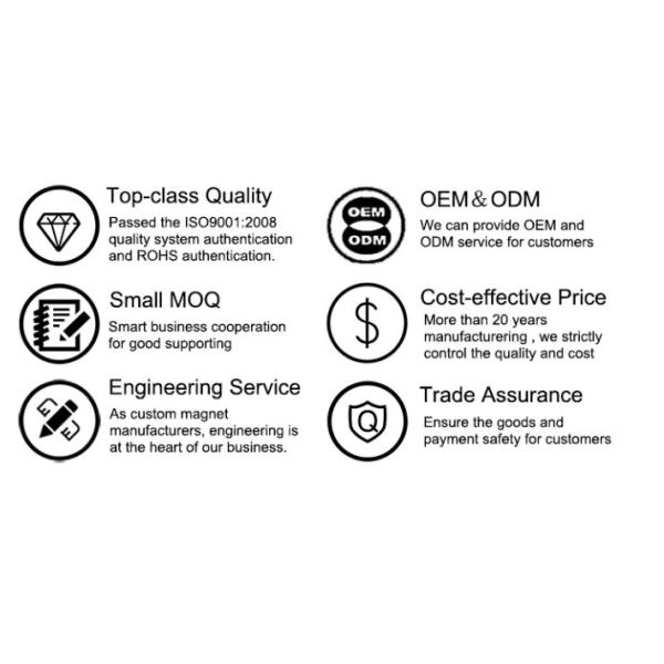 16 дюймовый устойчивый магнитный нож из дерева акации с неодимовым магнитом