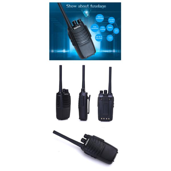 5W High Power Walkie Talkie Wanhua HTD818 The Ideal Device for Wireless Communication