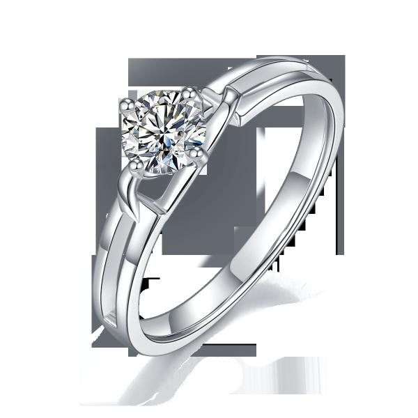 Place blanche Moissanite et Sapphire Platineve Diamonds Jewelry Women Ring With Silver 1.94CTW