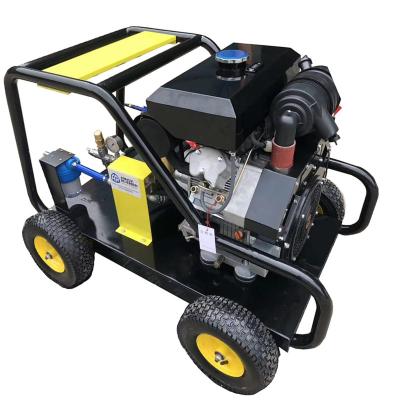 120x85x90cm Water Jet Pipe Cleaner Diesel Engine Drive 2900psi 10.8gal Min
