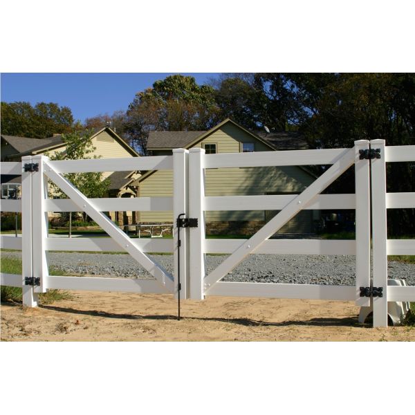 Plastic Horse Farm Fence PVC Ranch Fence Commonly White Black Brown