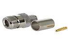 Bulkhead Straight O Ring RF Coaxial Connectors N Female To N Female Adapter