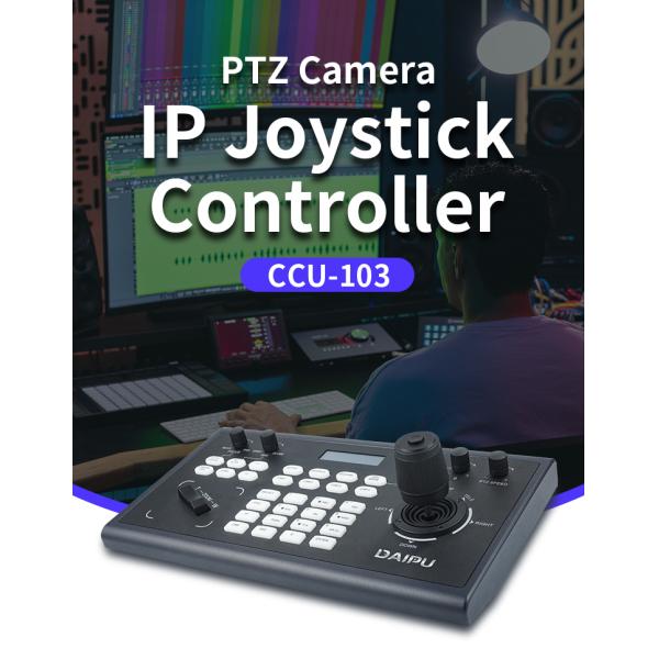 Function IP PTZ Camera Control DAIPU 4D Joystick for Conference Live HD-MI USB Controller