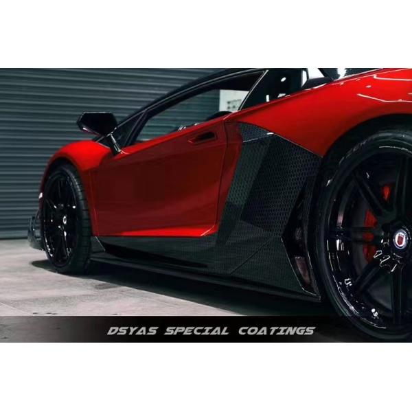Para el Lamborghini LP700 Kit de carrocería de fibra de carbono LP700 Actualizaciones estilo MSY Fibra de carbono seca delantera y trasera