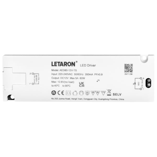 60W 85W 100W Slim Under Cabinet LED Driver without Flicker for EU Market