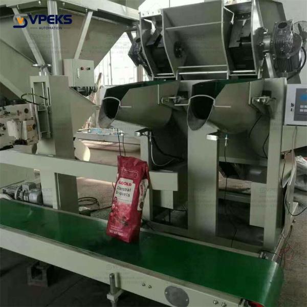 Intelligent Charcoal Packing Machine PLC Control Coal Bagging Machine Weighing 2-25KG