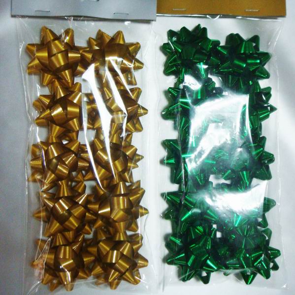 Multi material and colors christmas bow ribbon , 2” - 4
