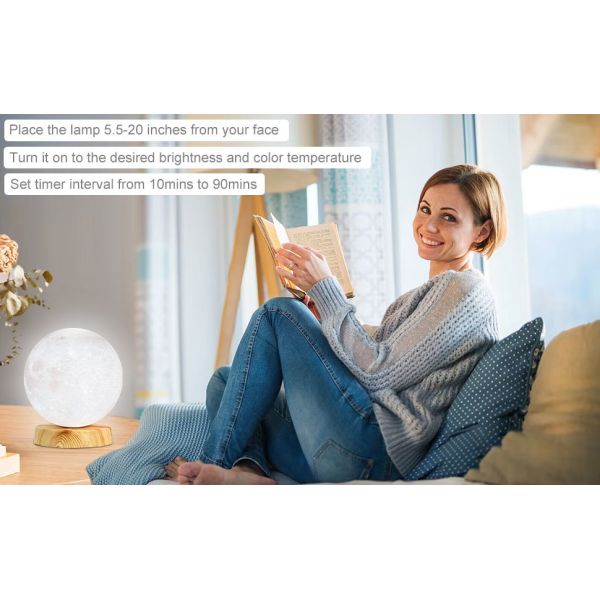 2700K 4000K 6000K Moon Desk Light Dimmable LED Moon Lights