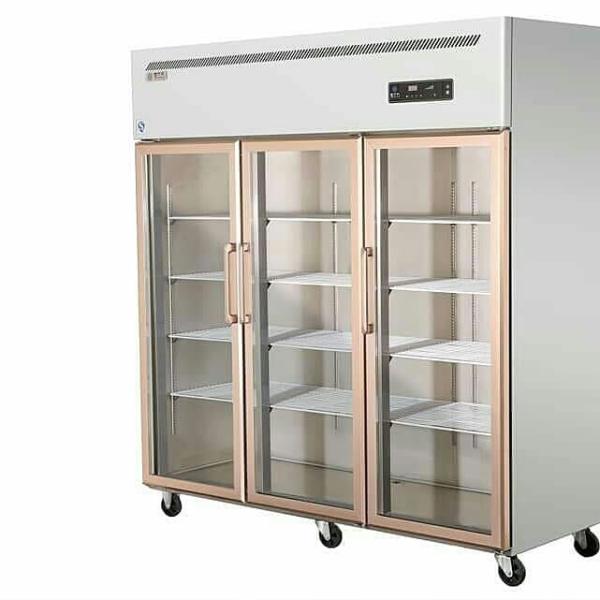 1.8m 3 Door Stainless Steel Refrigerator Corrosion Resistance CE