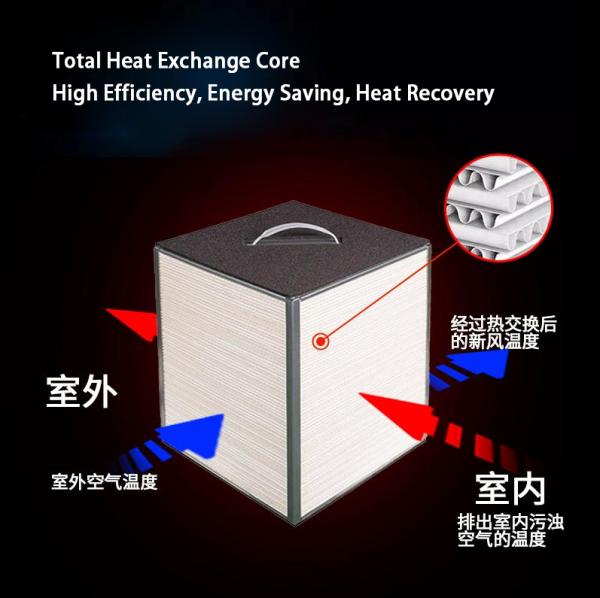 1000-30000 M3/H Fresh Air Filtration System Erv Hrv Heat Recovery Ventilator