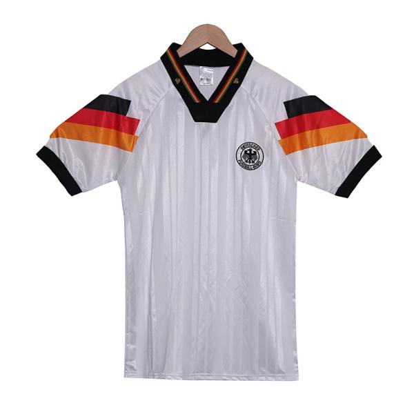 Germany 1992 home retro football jersey is lightweight and extremely comfortable