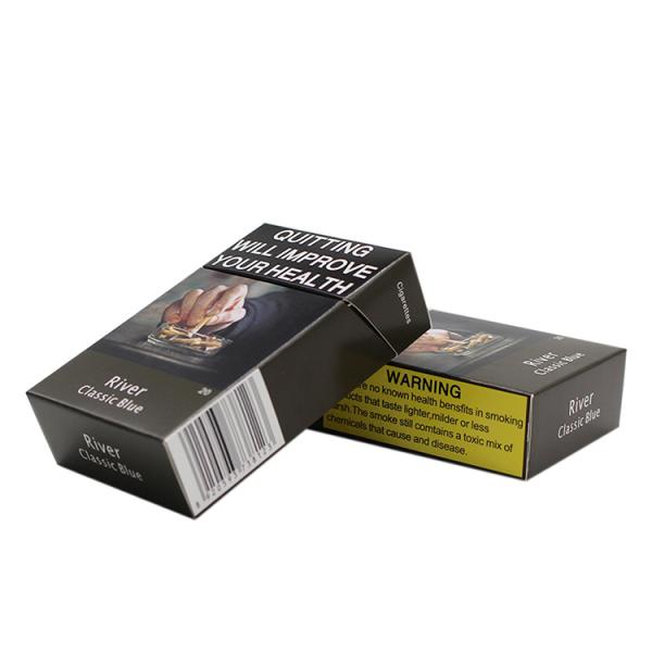 Disposable Flip Top Gloss Coating Paper Tobacco Pack