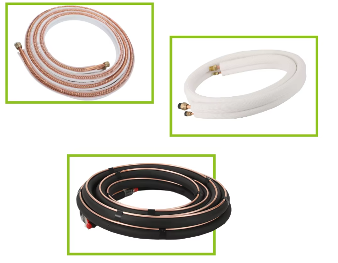 99.9% Copper Pipe Tubes Durable Copper Coils For Air Conditioner Parts