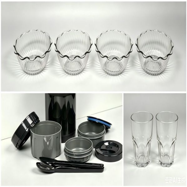 Injection molded tableware for catering