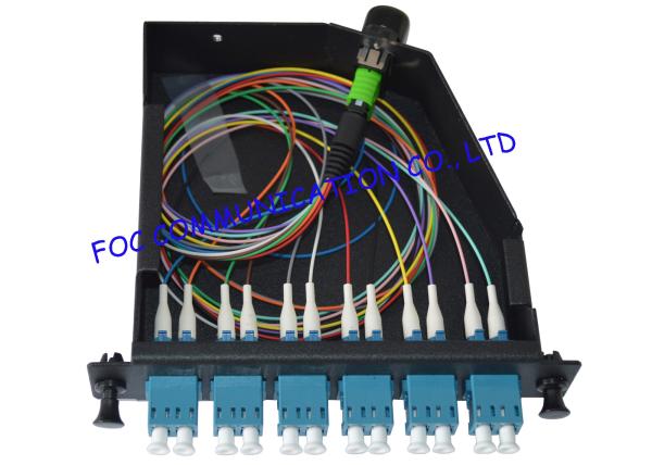 LGX MPO Cassette 12Core With MPO- LC Patch Cord For Fiber Telecoms