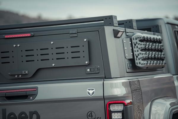 OEM Service Accepted Black Powder Coated Truck Canopy for Jeep Gladiator Topper Camper