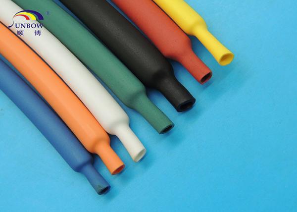 2 / 1 Glossy high temp polyolefin heat shrinkable tubing 10.4MPa Tensile strength