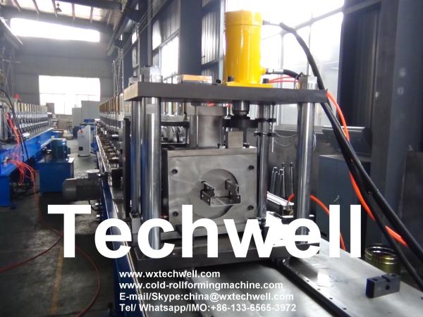 14 Stations Interlock Beam Roll Forming Machine For Shelving