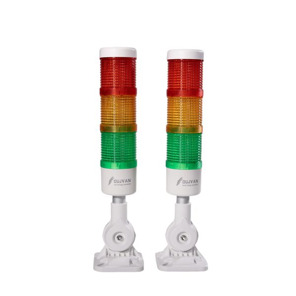 High Decibel 95dB Industrial Tower Light, IP Rated Multi-Color Status Lamp for Machine Tool Fault & Operation Alert