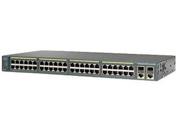 48 Ethernet Ports Cisco Catalyst 2960 Switch , 48TC - L Managed Switch Cisco C2960