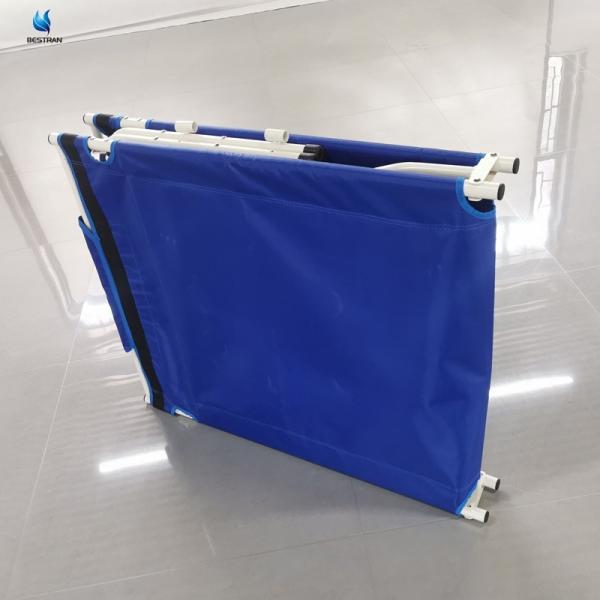 Cama plegable de cólera con agujero de comodín Acero de alta calidad espesado tela de Oxford Cuidado de hospicio