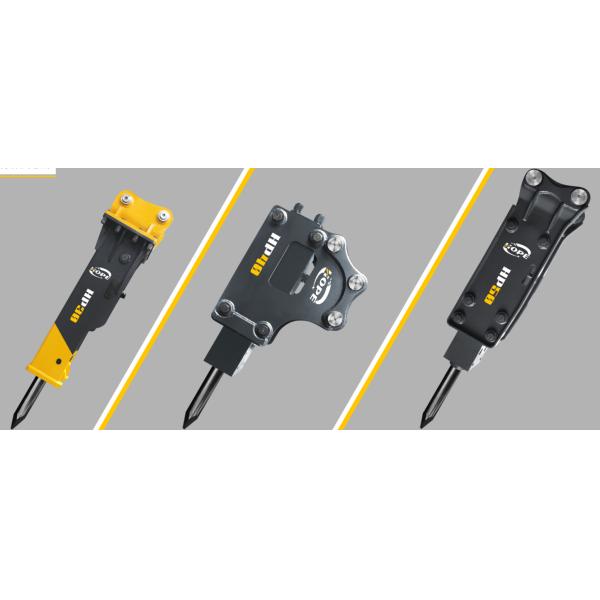 40CrNiMo Mini Rock Excavator Hydraulic Breaker 4.5 Ton -7 Ton75