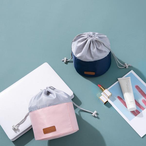 Multi Function Hanging Cosmetic Bag Cylinder Cosmetic Bag Travel  Portable