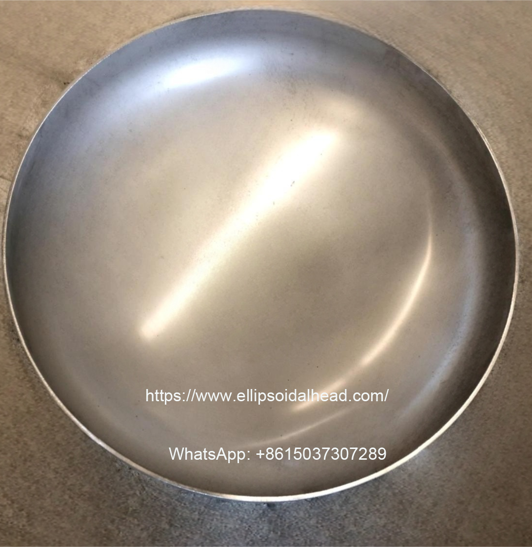 ASME U-Stamp Stainless Steel Small Sized Elliptical Dished Caps for Pressure