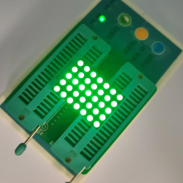 3mm 5 X 7 DOT Matrix Pure Green LED Display for Digital Time Zone Clock Indicator