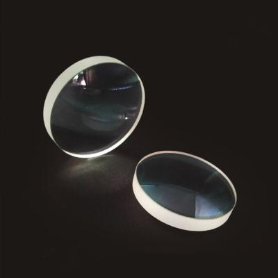 lente de focalização transparente do laser do corpo convexo de Plano de quartzo de 20*5mm