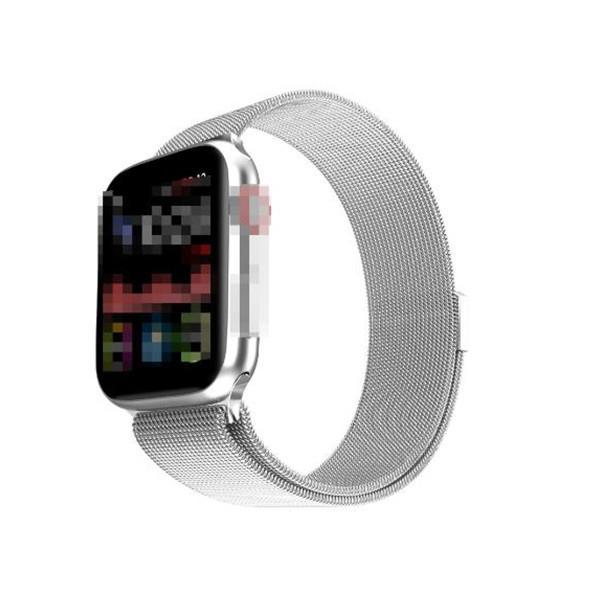 Metal Band Men Blood Pressure Tracker Watch , Full Touch Ip67 Waterproof Smart Watch