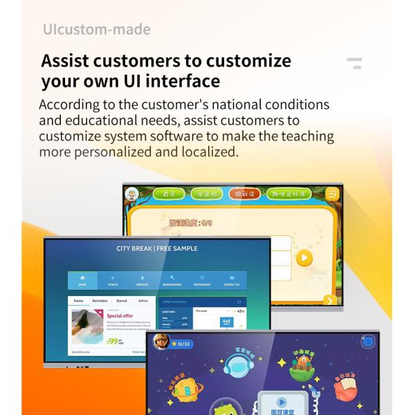 Касание LCD взаимодействующее Whiteboard радиотелеграфа умное портативное совсем в одном
