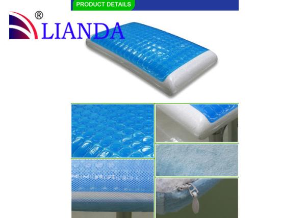 Festival Promotional Cooling Gel Memory Foam Pillow , 100% Natural Ice Gel Pillow