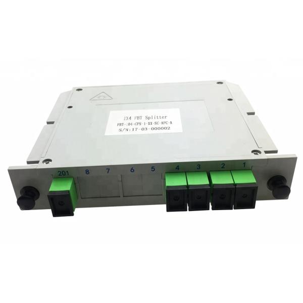 1X2 1X4 1X8 1X16 Waveguide FTTH PLC Splitter Box With Sc