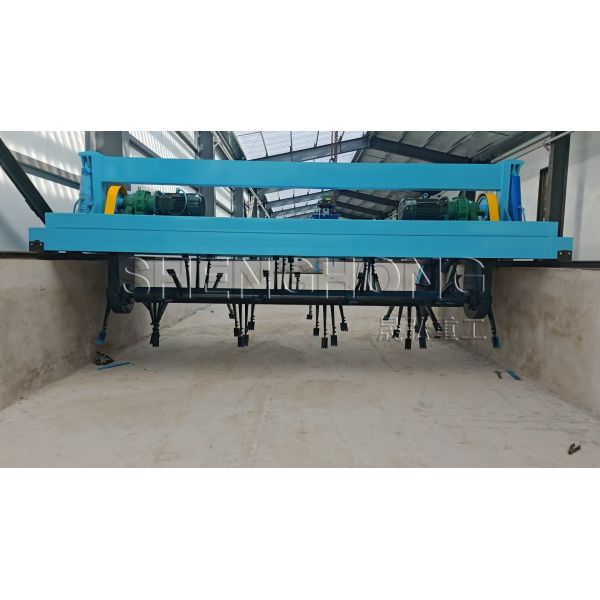 Automatic Hydraulic Grooved Turner with Durable Rake Teeth - Stable & Efficient