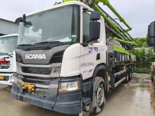 Concrete Pump Truck Used 2022 Zoomlion 52m 52 Meters Pump With Scania Truck