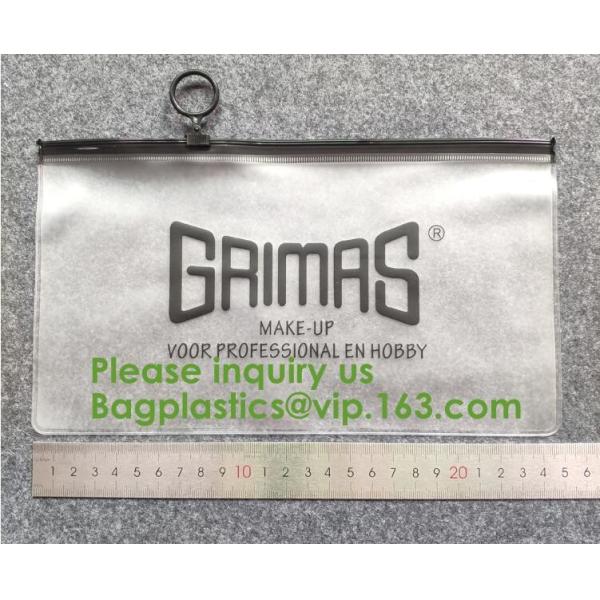 Zipper Pvc Zipper Bags For Make-up Brushes Sets,Eco Friendly clear plastic EVA PVC black zipper Cosmetic Bag eco frinedl