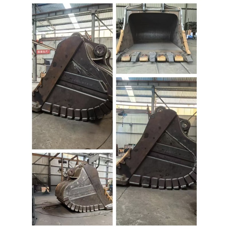 XCMG 1250 Mining Excavator Bucket 8m3 Custom Thickened Wear Resistant