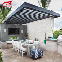 Jardines al aire libre personalizables Pergolas de aluminio de color blanco Diseño de jardín bricolaje