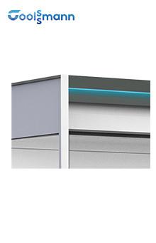 Refroidisseur de Front Open Air Curtain Display