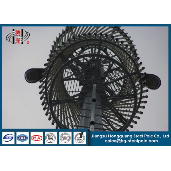 Башни радиосвязи HDG телескопичные, Monopole башня клетки с светами